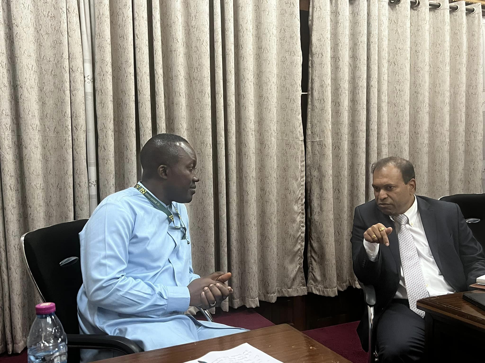 Dean of International Programmes Office Engages Indian High Commissioner to Ghana