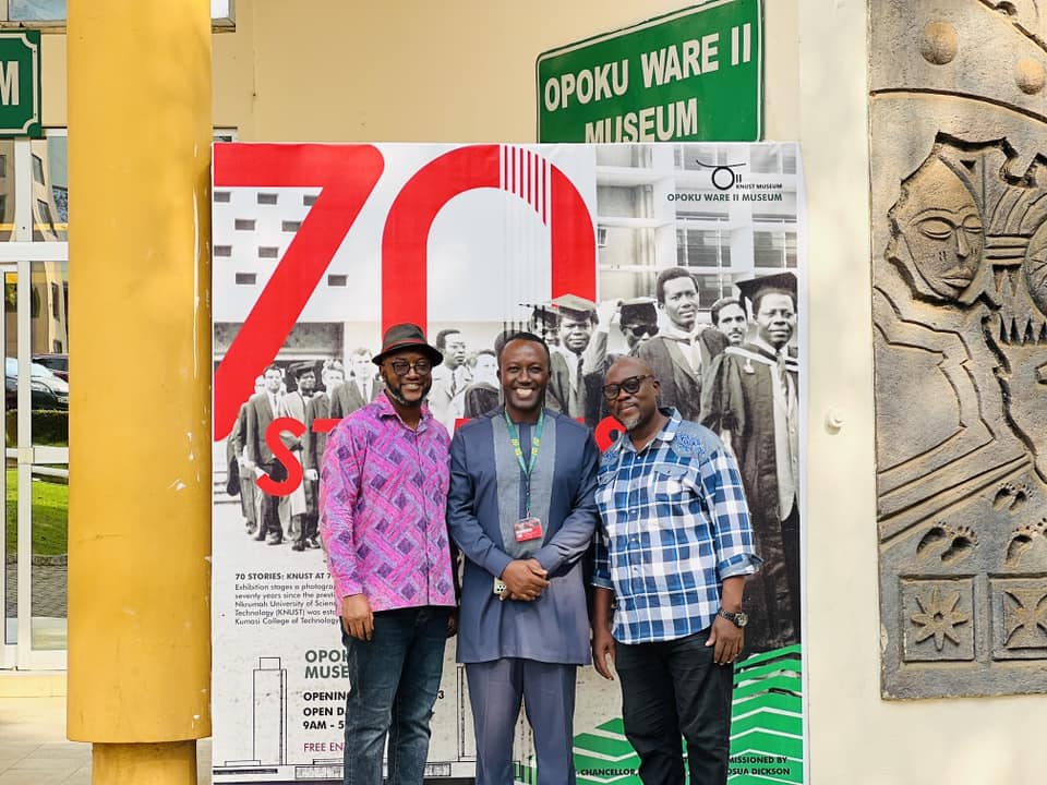 Dean of International Programmes Office Experiences 70 Stories: KNUST At 70 Exhibition at University Museum