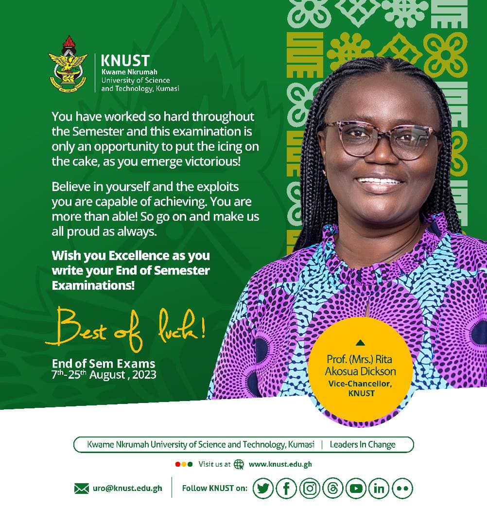 END OF SEMESTER EXAMS