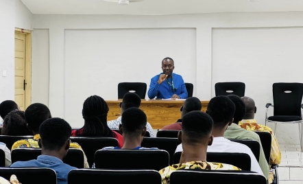 Dean of International Programmes Office meets KNUST Student Leaders