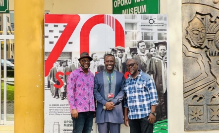 Dean of International Programmes Office Experiences 70 Stories: KNUST At 70 Exhibition at University Museum